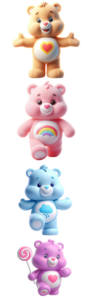 DTF Transfer Sheet - Care Bear