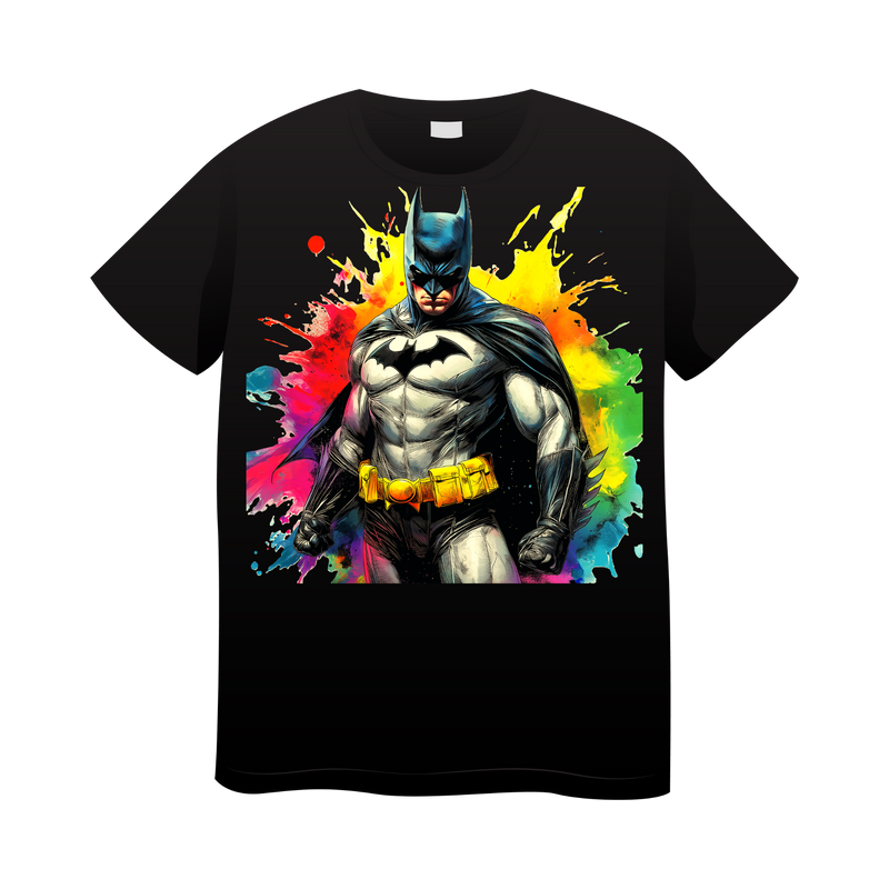 DTF Transfer Sheet - Colorful Batman