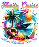 DTF Transfer Sheet - Family Cruise