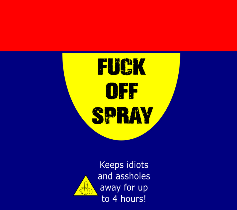 Idiot Spray 20oz Skinny Tumbler Printed Paper