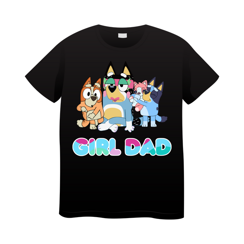 DTF Transfer Sheet - Girl Dad