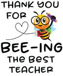 The Best Teacher printed Sublimation Paper for 11oz mug