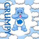 Grumpy Care Bear 20oz Skinny Tumbler Printed Paper