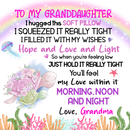 Turtle to my Grand Daughter DTF Cushion Print.