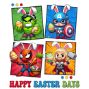 DTF Transfer Sheet - Easter Hero's
