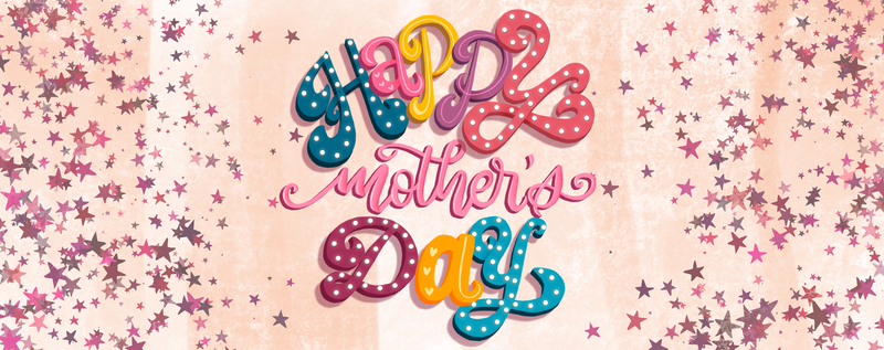 Pink Stars Happy Mother's Day Printed Sublimation Paper for 11oz mug.