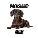 DTF Transfer Sheet - Black Dog Dachshund Mum