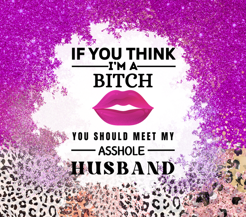 Funny Wife 20oz Skinny Tumbler Printed Paper