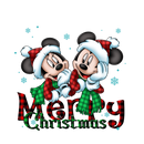 DTF Transfer Sheet - Merry Christmas Mouse Friends