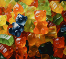 Jelly Bears 20oz Skinny Tumbler Printed Paper
