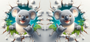 3D Funny Koala