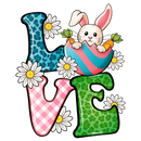 DTF Transfer Sheet - Love Easter