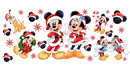 Mouse Christmas 16oz Libbey Glass Can Sublimation Print