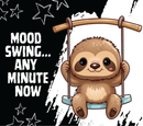 Sloth Mood Swing 20oz Skinny Tumbler Printed Paper