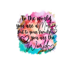 Mother's Day DTF Print - Mum My World