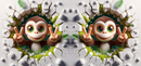 3D Funny Monkey