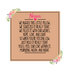 Nana We Hugged DTF Cushion Print.