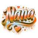 DTF Transfer Sheet - Nana Adult Size