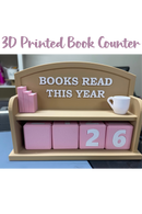 3D PRINTED - Book Counter