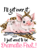 Dramatic DTF Cushion Print.