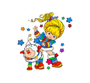 DTF Transfer Sheet - Rainbow Brite
