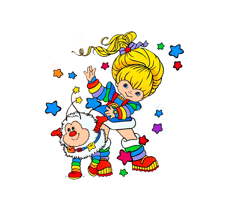 DTF Transfer Sheet - Rainbow Brite