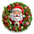 Santa Wind Spinner design to fit an 8' Spinner.