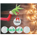 White Acrylic Hanging Ornament