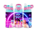 12oz Sublimation Flip Top Water Bottle Print - K-Pop
