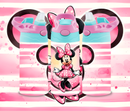 12oz Sublimation Flip Top Water Bottle Print - Image