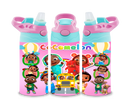 12oz Sublimation Flip Top Water Bottle Print - Coco