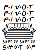 DTF Transfer Sheet - Shut Up