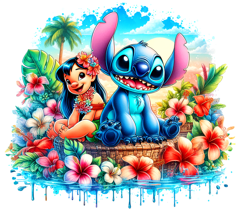 Alien Summer 20oz Skinny Tumbler Printed Paper