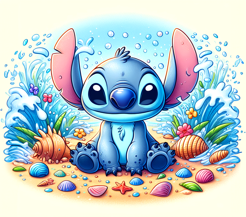 Alien Seashells 20oz Skinny Tumbler Printed Paper