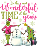 DTF Transfer Sheet - Retro Christmas