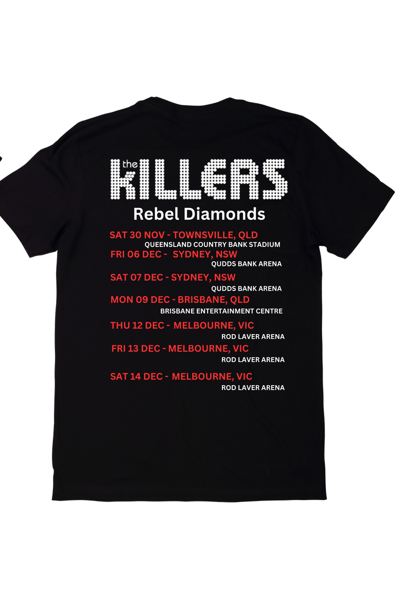 DTF Transfer Sheet - Killers Tour Dates