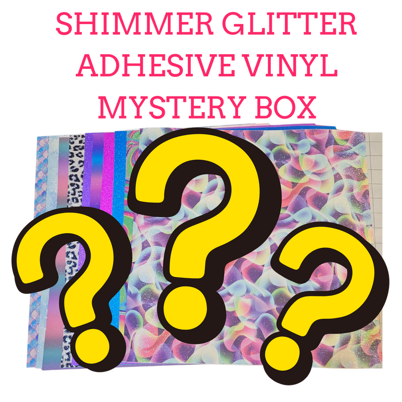 Shimmer Glitter Permanent Vinyl Mystery Box