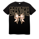 DTF Transfer Sheet - Image Grandma Leopard Bow