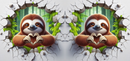 3D Funny Sloth