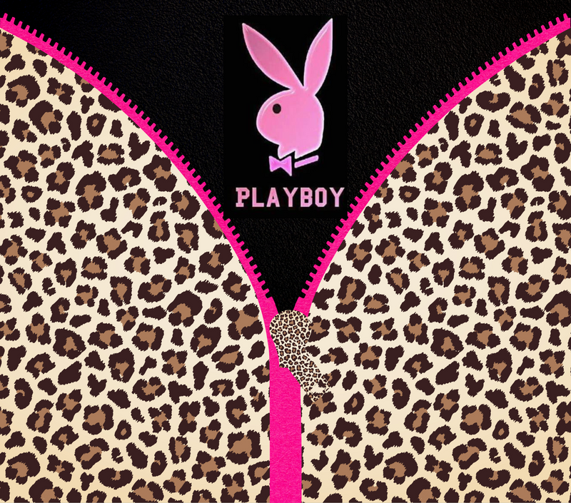 Play Bunny 20oz Skinny Tumbler Printed Paper