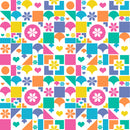 A4 Printed Sublimation Sheets - Summer Rainbow