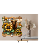 Scalloped Edge Clock Sublimation Prints 28cm x 28cm