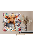Scalloped Edge Clock Sublimation Prints 28cm x 28cm
