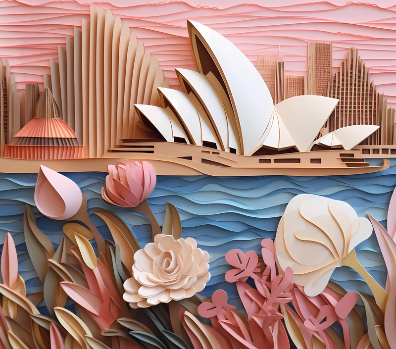 3D Sydney Sublimation Print 20oz