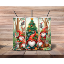 Aussie Christmas Gnome 20oz Skinny Tumbler Printed Paper