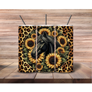 Black Horse 20oz Skinny Tumbler Printed Paper