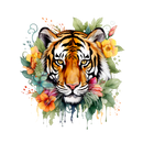 DTF Transfer Sheet - Tiger Head