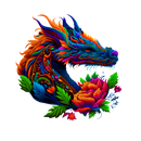 DTF Transfer Sheet - Dragon