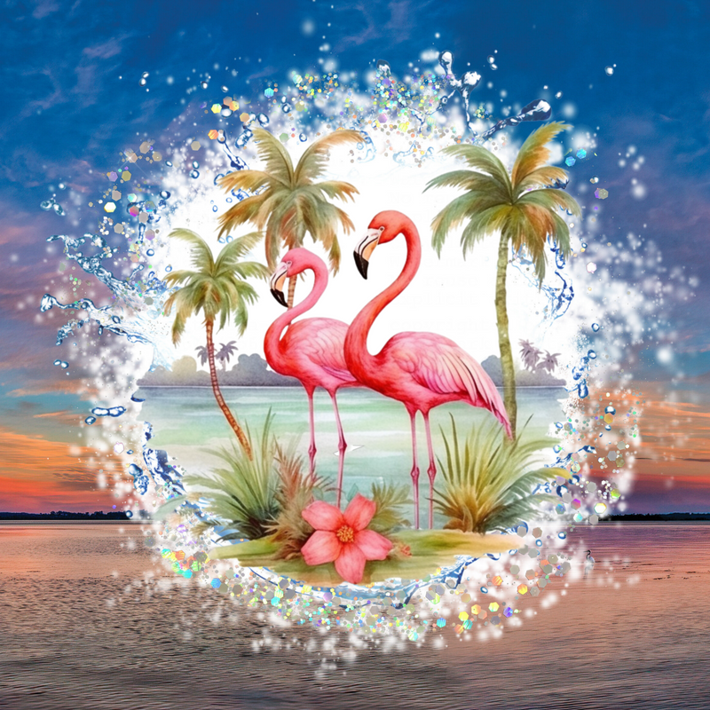 Flamingo Wind Spinner design to fit an 8' Spinner.
