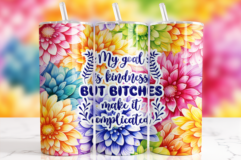 Sassy 20oz Skinny Tumbler Printed Paper